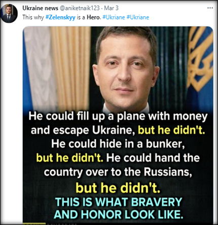 perception war between Russia and NATO. Zelenskyy The Hero.