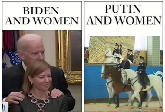 perception war between Russia and NATO. Putin better than Biden.