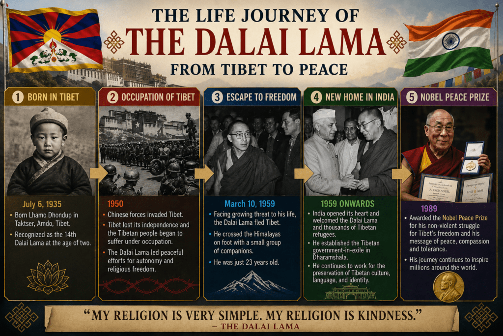Life Journey of Hh Dalai Lama