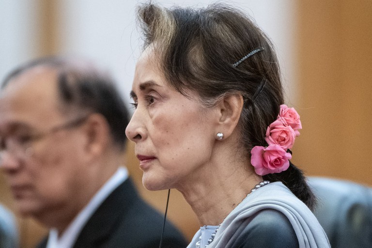National League for Democracy party leader Aung San Suu Kyi, in a file photo. Credit: AFP