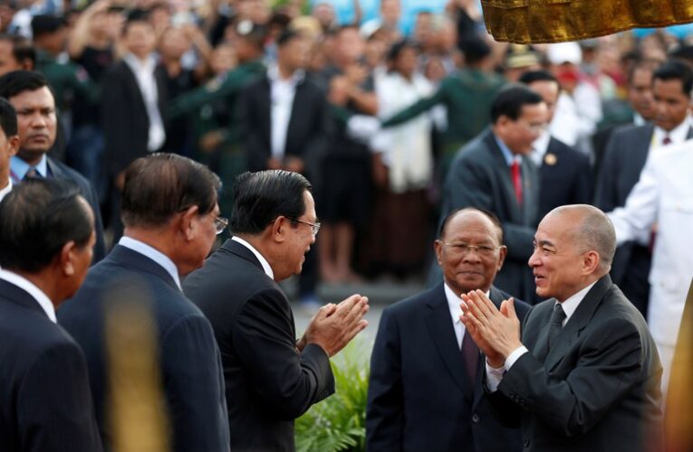 Cambodia’s publicity shy king forced into center of political fracas