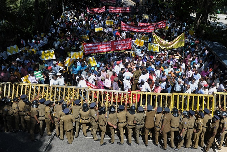 BRI in Srilanka Protests