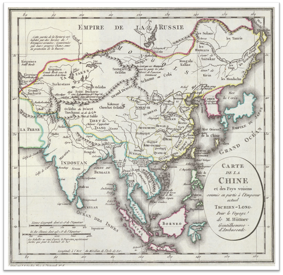 Chinese maps throughout history : Tibet Original Map