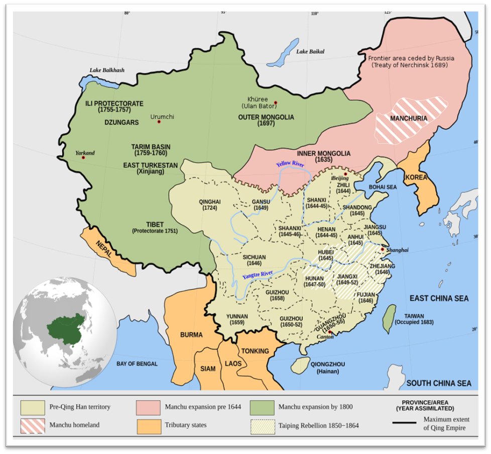 Chinese maps throughout history : Tibet old map