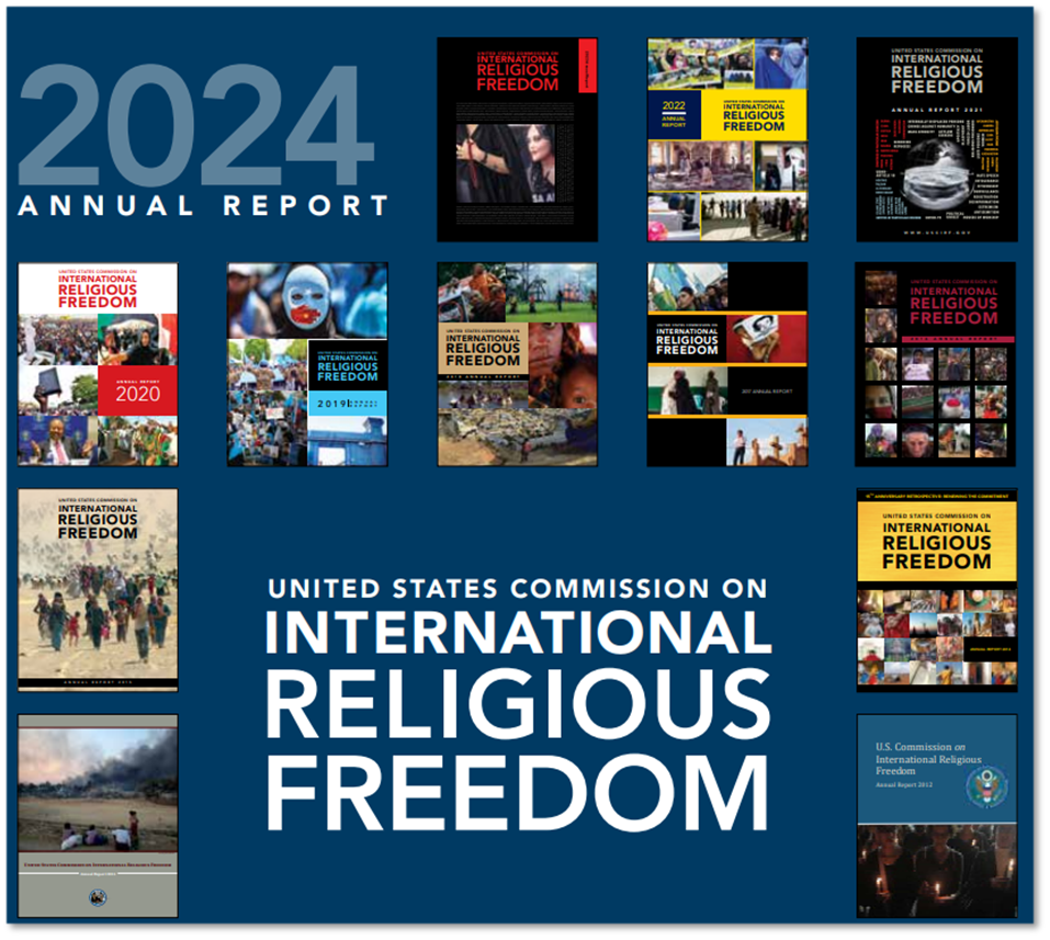 United States Commission on International Religious Freedom 2024 Annual Report Cover