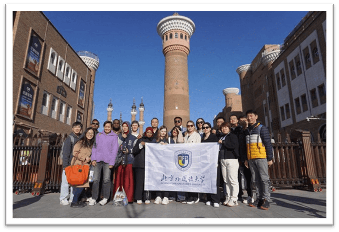 TK Asela as the part of Students delegation to Xinjiang