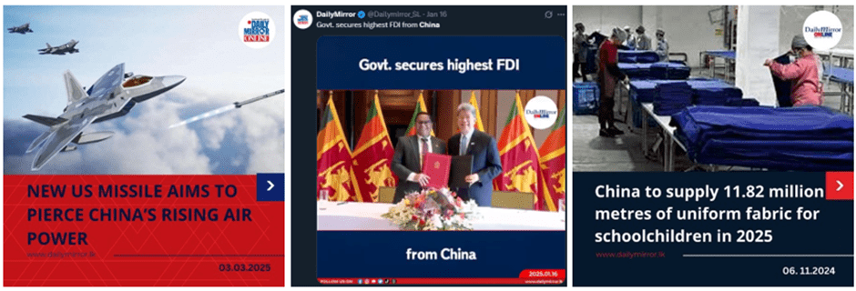 Daily Mirror biased coverage of China related stories