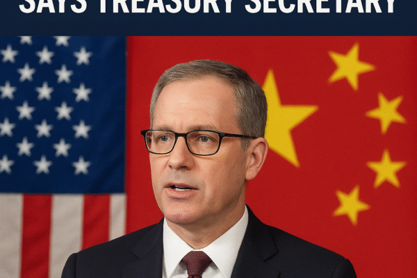U.S. and China Poised to Avert 100% Tariff as Trump-Xi Meeting Nears, Says Treasury Secretary U.S. Treasury Secretary Scott Bessent