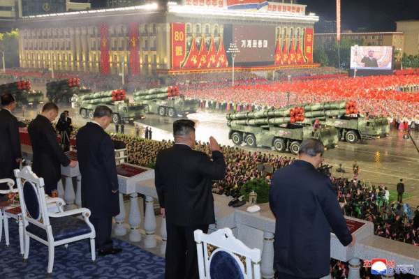North Korea shows off new intercontinental missile at military parade North Korea Missile