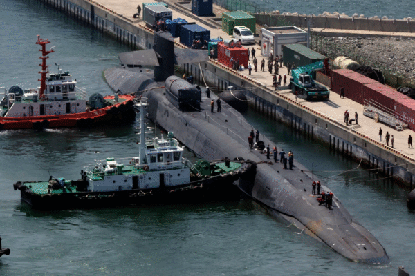 USA Submarine in South Korea
