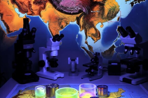 Representational AI generated Image of the Rare Earth Mineral Crisis and Geopolitics Surrounding it