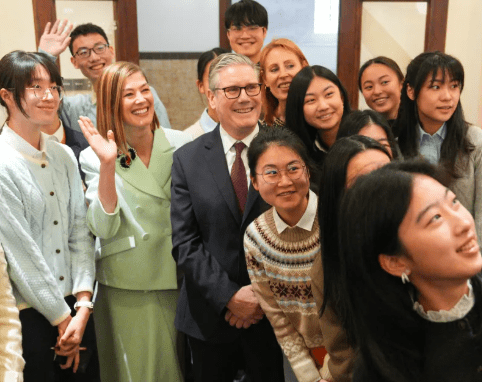 Starmer in China. Credits: hongkongfp