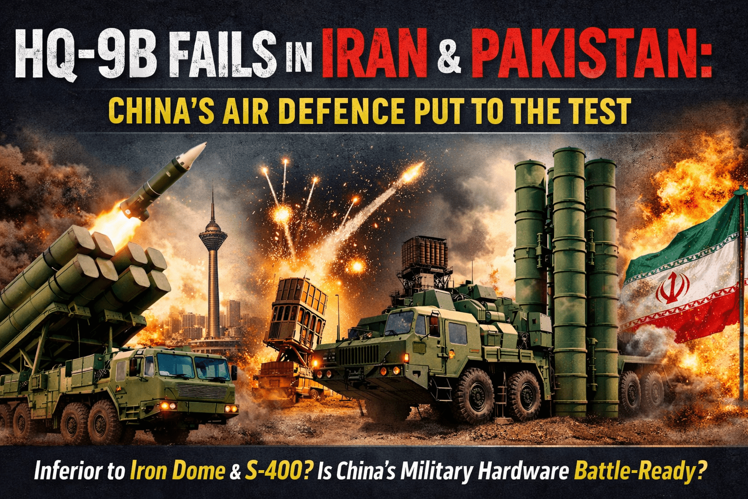 Air Defence Collapse: HQ-9B Exposed in Iran and Pakistan