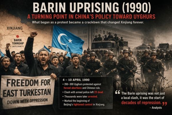 Barin Uprising: A Turning Point in China’s Policy Toward Uyghurs