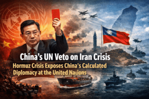 Hormuz Crisis Exposes China’s Calculated Diplomacy at the United Nations