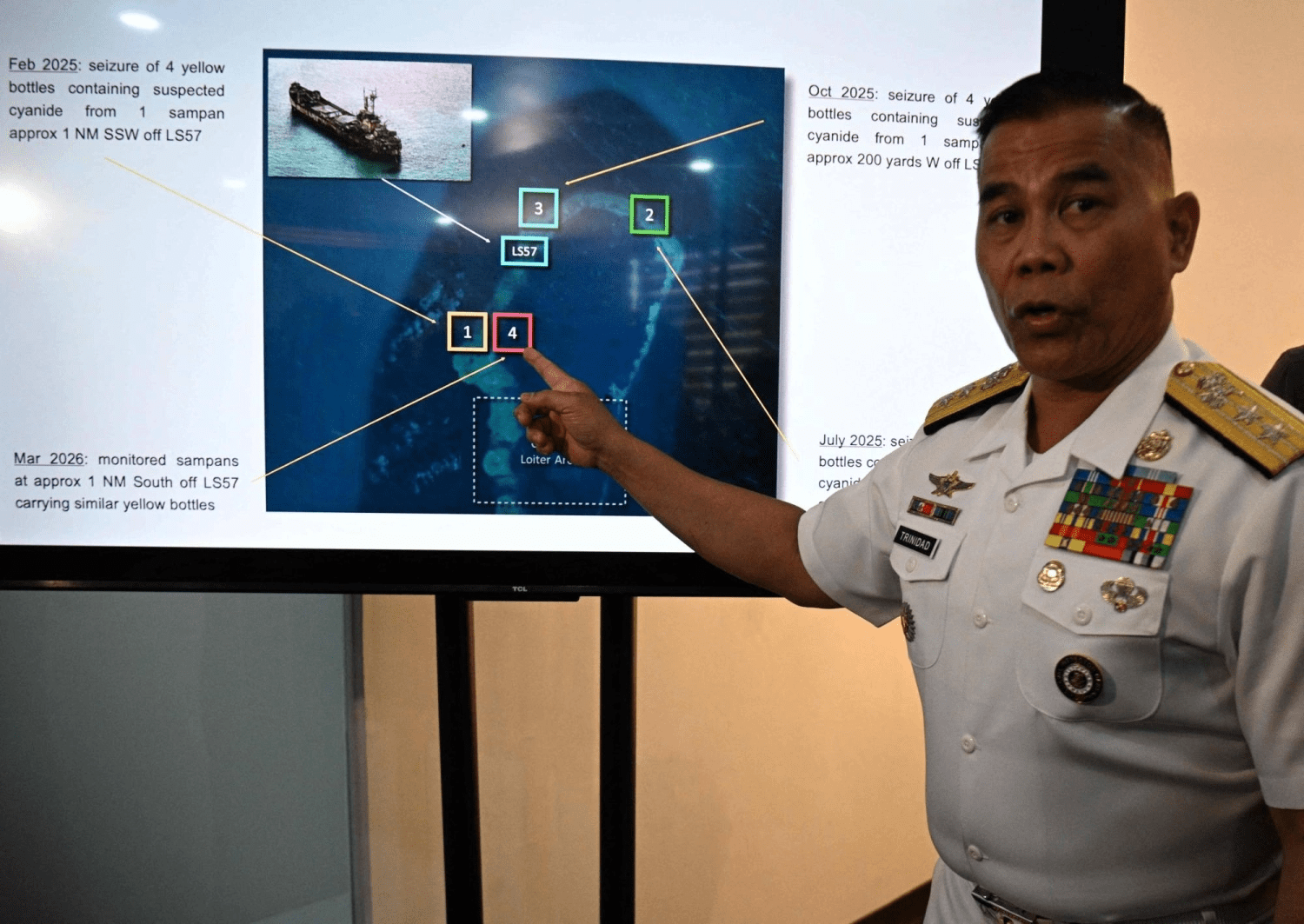 Philippines vs China in South China Sea