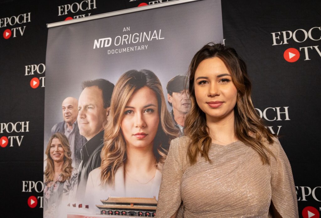 The premiere of the NTD film "Hollywood Takeover" at the Harmony Gold Theater in Los Angeles, Calif., on March 6, 2024. (John Fredricks/The Epoch Times)