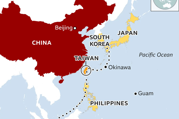 Taiwan map China