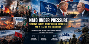 NATO faces mounting pressure from protests and political unrest across Europe, Black Sea security threats, and Trump's Russia diesel deal. Can Western unity survive?